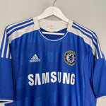 Shop 2011/12 CHELSEA DROGBA #11 HOME SHIRT (L) ADIDAS, classic football shirts, vintage football shirts & retro soccer jerseys at Cult Kits