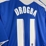Shop 2011/12 CHELSEA DROGBA #11 HOME SHIRT (L) ADIDAS, classic football shirts, vintage football shirts & retro soccer jerseys at Cult Kits