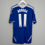 Shop 2011/12 CHELSEA DROGBA #11 HOME SHIRT (L) ADIDAS, classic football shirts, vintage football shirts & retro soccer jerseys at Cult Kits