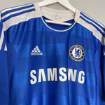 Shop 2011/12 CHELSEA DROGBA #11 HOME SHIRT (L) ADIDAS, classic football shirts, vintage football shirts & retro soccer jerseys at Cult Kits