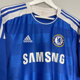 Shop 2011/12 CHELSEA DROGBA #11 HOME SHIRT (L) ADIDAS, classic football shirts, vintage football shirts & retro soccer jerseys at Cult Kits