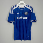 Shop 2011/12 CHELSEA DROGBA #11 HOME SHIRT (L) ADIDAS, classic football shirts, vintage football shirts & retro soccer jerseys at Cult Kits