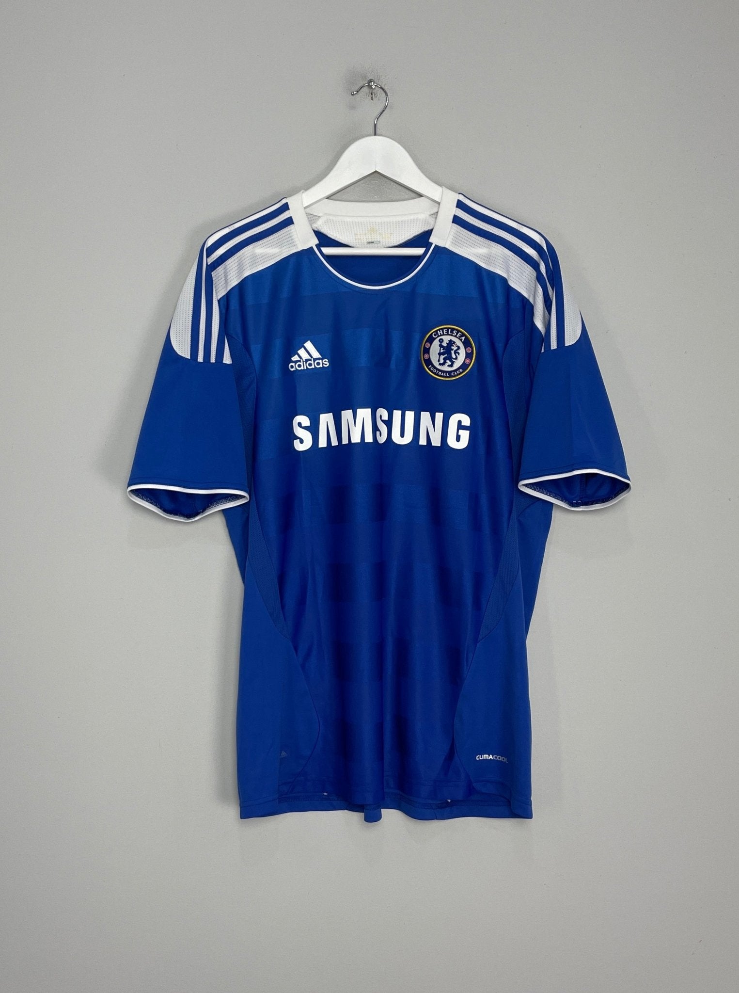 Shop 2011/12 CHELSEA DROGBA #11 HOME SHIRT (L) ADIDAS, classic football shirts, vintage football shirts & retro soccer jerseys at Cult Kits