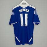 Shop 2011/12 CHELSEA DROGBA #11 HOME SHIRT (L) ADIDAS, classic football shirts, vintage football shirts & retro soccer jerseys at Cult Kits