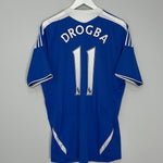 Shop 2011/12 CHELSEA DROGBA #11 HOME SHIRT (L) ADIDAS, classic football shirts, vintage football shirts & retro soccer jerseys at Cult Kits