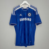 Shop 2011/12 CHELSEA DROGBA #11 HOME SHIRT (L) ADIDAS, classic football shirts, vintage football shirts & retro soccer jerseys at Cult Kits