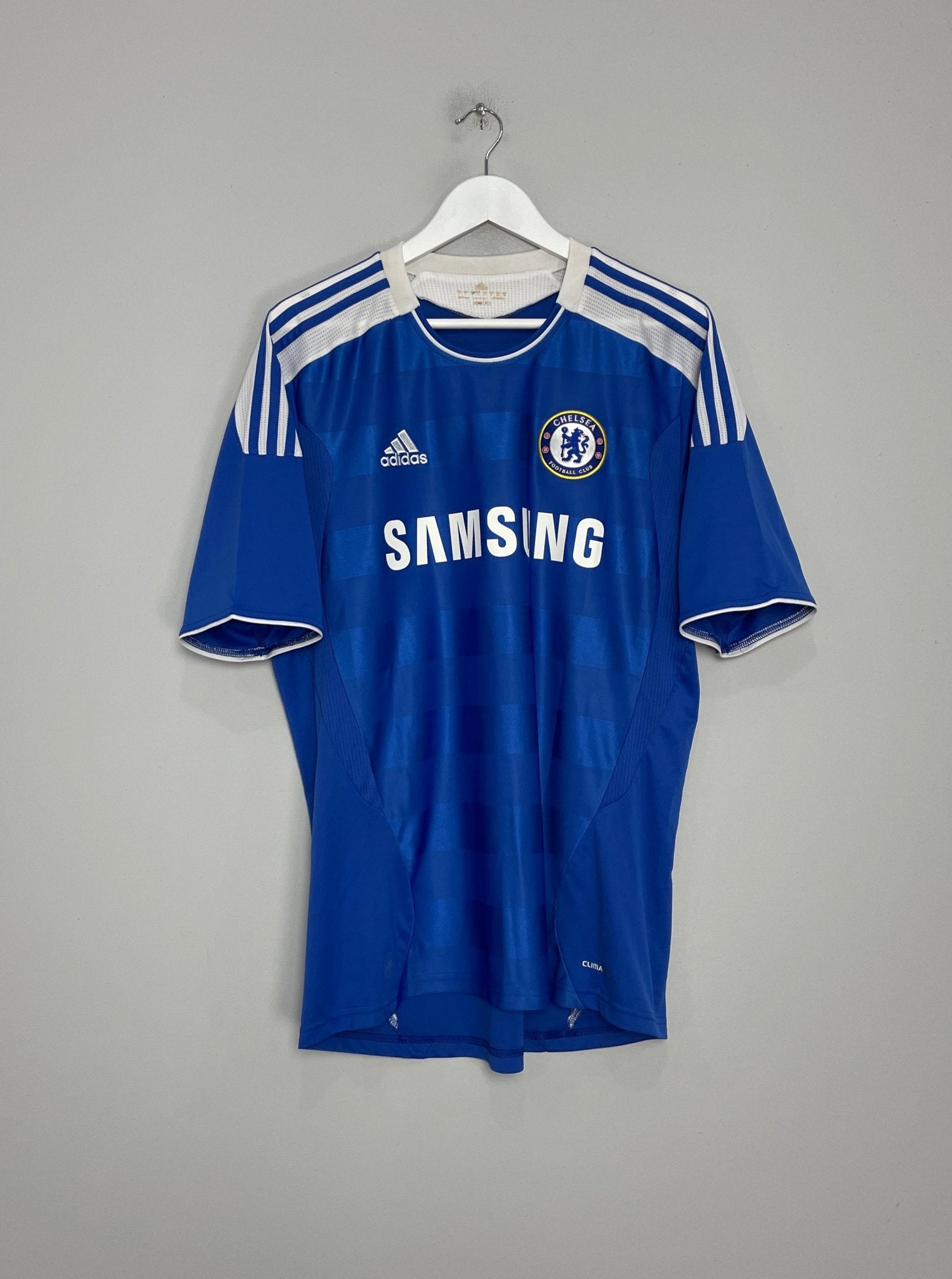 Shop 2011/12 CHELSEA DROGBA #11 HOME SHIRT (L) ADIDAS, classic football shirts, vintage football shirts & retro soccer jerseys at Cult Kits