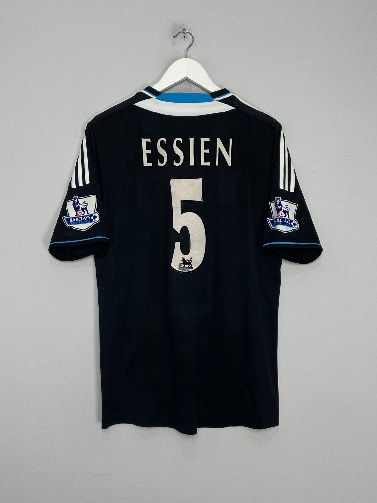 Shop 2011/12 CHELSEA ESSIEN #5 AWAY SHIRT (M) ADIDAS, classic football shirts, vintage football shirts & retro soccer jerseys at Cult Kits