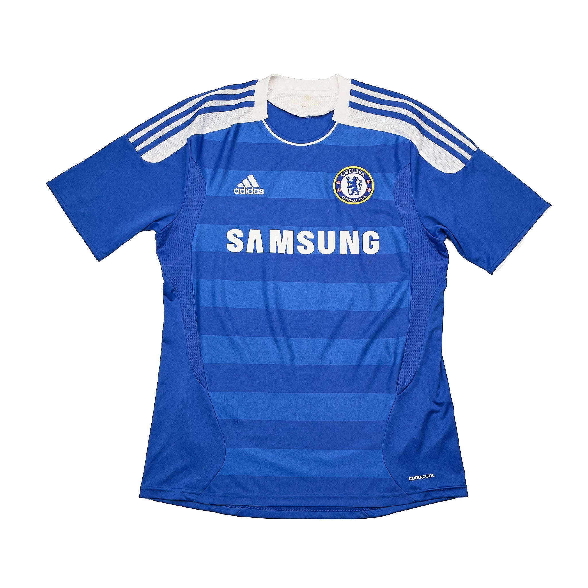 Buy 2011/12 Chelsea Lampard 8 Home Shirt (M) Adidas ~ Free worldwide shipping ~ Authentic Vintage Football Shirts from Cult Kits