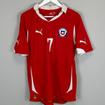 Shop 2011/12 CHILE SANCHEZ #7 HOME SHIRT (M) PUMA, classic football shirts, vintage football shirts & retro soccer jerseys at Cult Kits