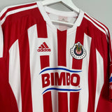 Shop 2011/12 CHIVAS GUADALAJARA HOME SHIRT (XL) ADIDAS, classic football shirts, vintage football shirts & retro soccer jerseys at Cult Kits