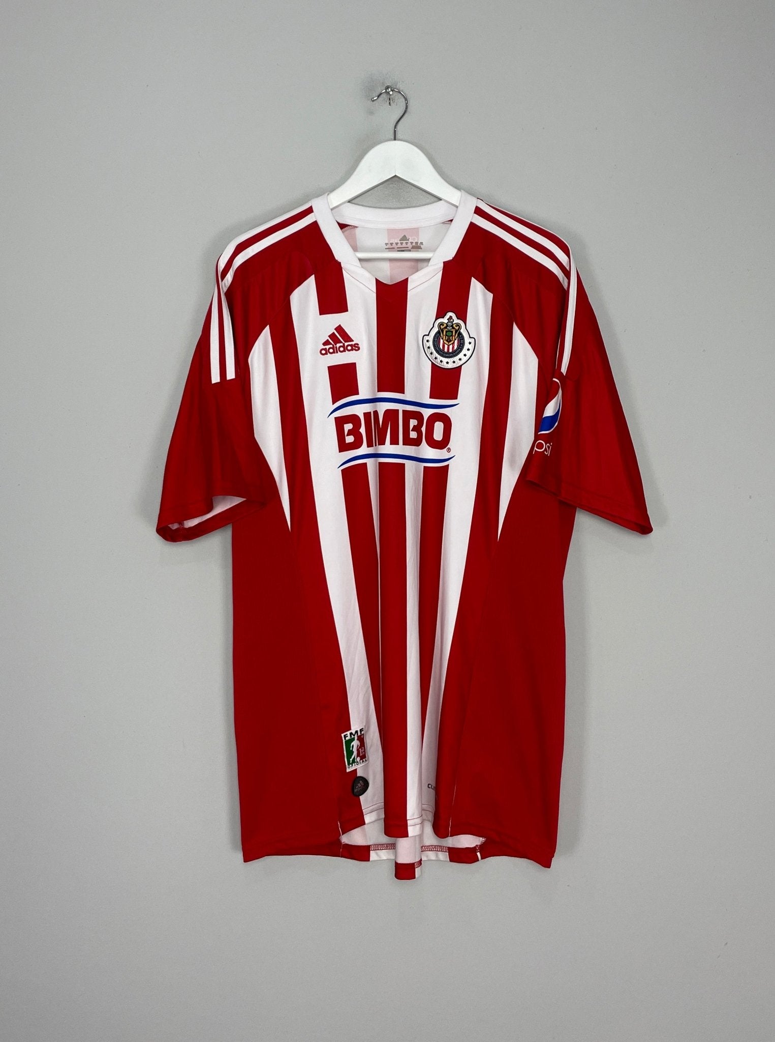 Shop 2011/12 CHIVAS GUADALAJARA HOME SHIRT (XL) ADIDAS, classic football shirts, vintage football shirts & retro soccer jerseys at Cult Kits