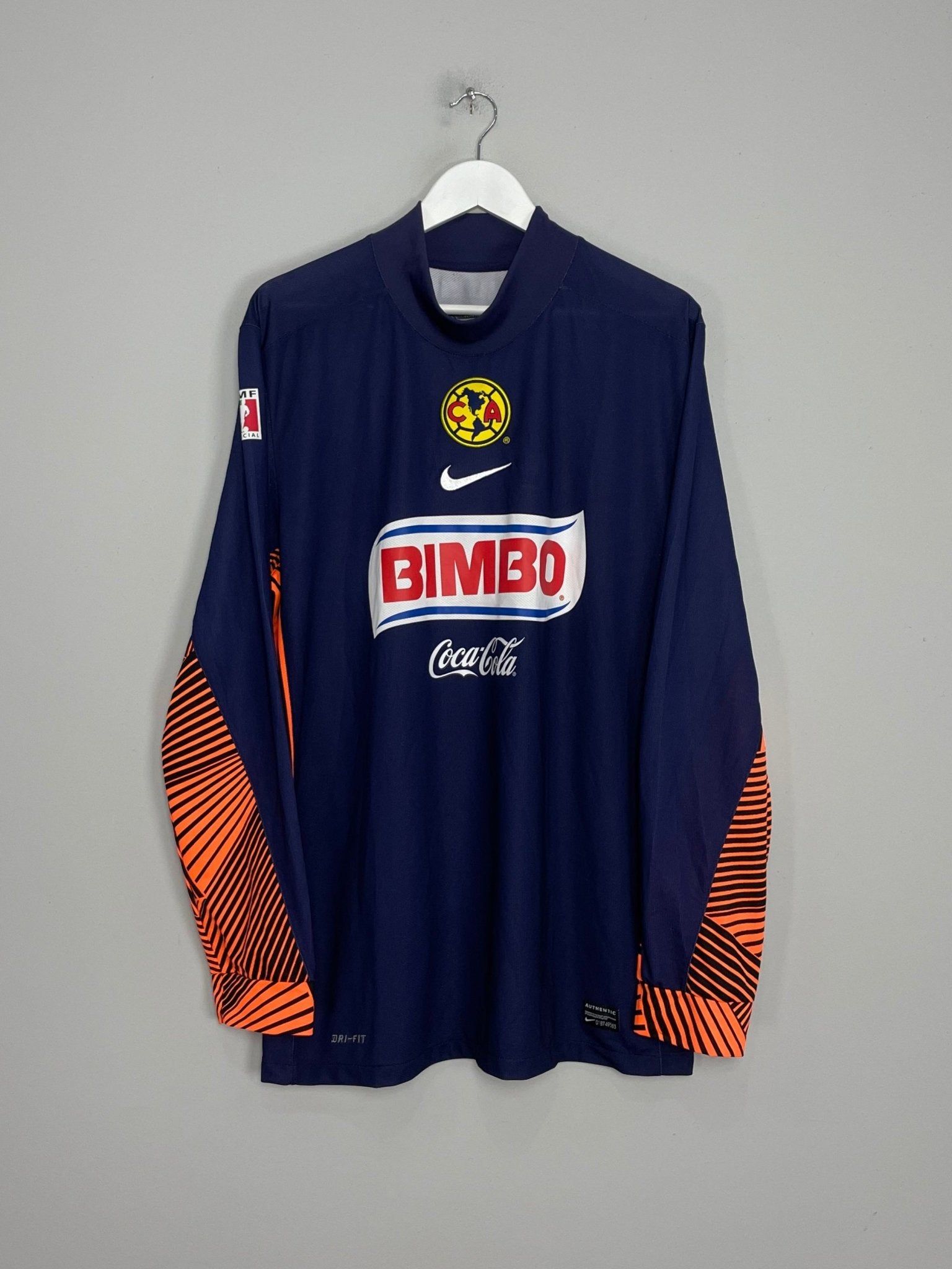 Shop 2011/12 CLUB AMERICA GK SHIRT (XL) NIKE, classic football shirts, vintage football shirts & retro soccer jerseys at Cult Kits
