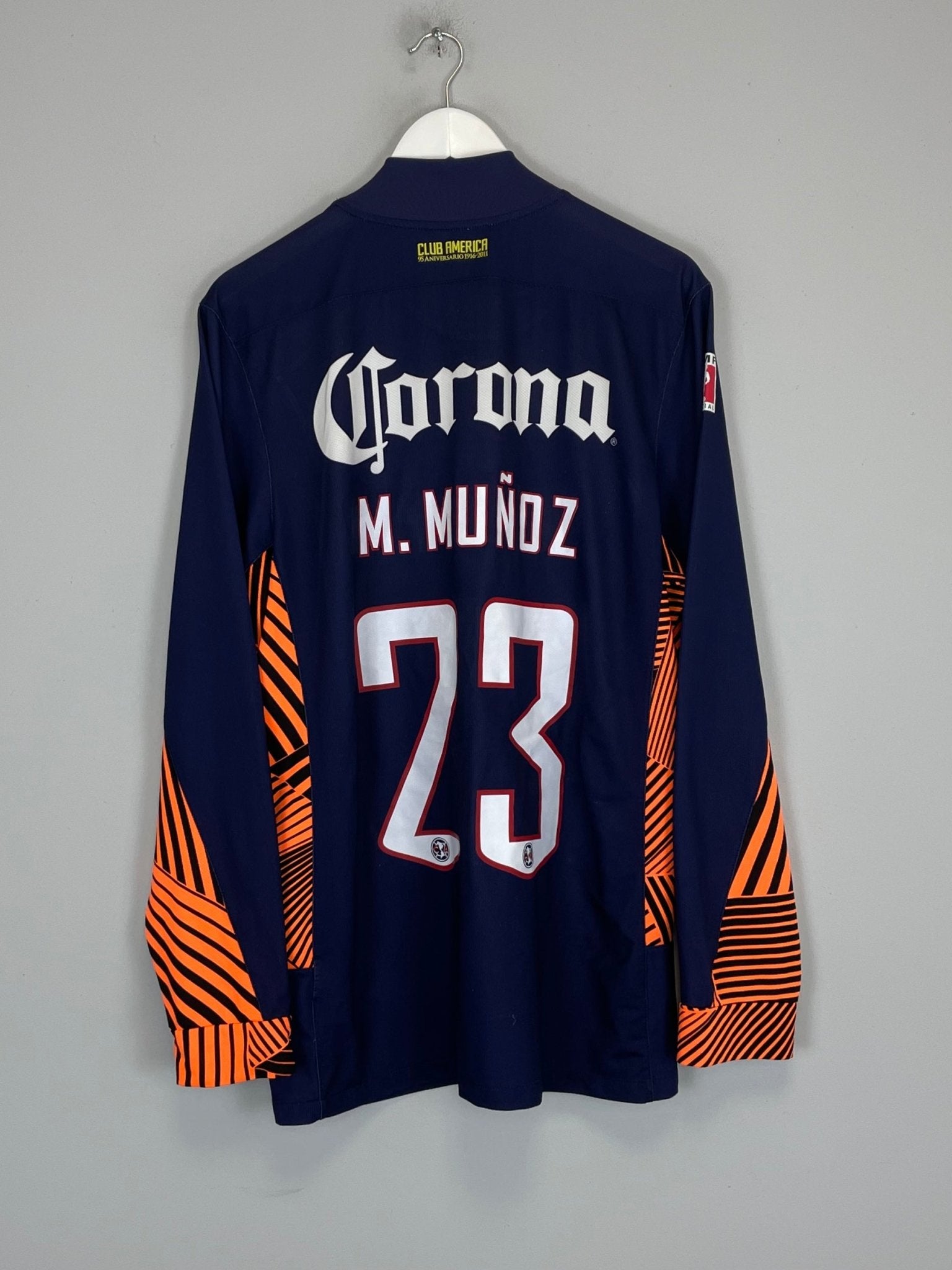 Shop 2011/12 CLUB AMERICA M.MUNOZ #23 GK SHIRT (L) NIKE, classic football shirts, vintage football shirts & retro soccer jerseys at Cult Kits