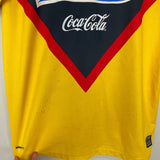 Shop 2011/12 CLUB AMERICA *SIGNED* HOME SHIRT (L) NIKE, classic football shirts, vintage football shirts & retro soccer jerseys at Cult Kits