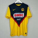 Shop 2011/12 CLUB AMERICA *SIGNED* HOME SHIRT (L) NIKE, classic football shirts, vintage football shirts & retro soccer jerseys at Cult Kits