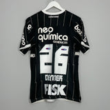 Shop 2011/12 CORINTHIANS DENNER #26 *PLAYER ISSUE* AWAY SHIRT (M) NIKE, classic football shirts, vintage football shirts & retro soccer jerseys at Cult Kits