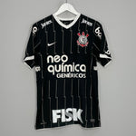 Shop 2011/12 CORINTHIANS DENNER #26 *PLAYER ISSUE* AWAY SHIRT (M) NIKE, classic football shirts, vintage football shirts & retro soccer jerseys at Cult Kits