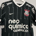 Shop 2011/12 CORINTHIANS DENNER #26 *PLAYER ISSUE* AWAY SHIRT (M) NIKE, classic football shirts, vintage football shirts & retro soccer jerseys at Cult Kits