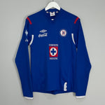 Shop 2011/12 CRUZ AZUL L/S HOME SHIRT (S) UMBRO, classic football shirts, vintage football shirts & retro soccer jerseys at Cult Kits