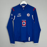 Shop 2011/12 CRUZ AZUL L/S HOME SHIRT (S) UMBRO, classic football shirts, vintage football shirts & retro soccer jerseys at Cult Kits
