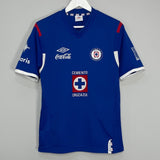 Shop 2011/12 CRUZ AZUL O.BRAVO #19 HOME SHIRT (M) UMBRO, classic football shirts, vintage football shirts & retro soccer jerseys at Cult Kits