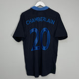 Shop 2011/12 ENGLAND CHAMBERLAIN #20 AWAY SHIRT (L) UMBRO, classic football shirts, vintage football shirts & retro soccer jerseys at Cult Kits