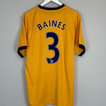 Shop 2011/12 EVERTON BAINES #3 AWAY SHIRT (L) LE COQ SPORTIF, classic football shirts, vintage football shirts & retro soccer jerseys at Cult Kits