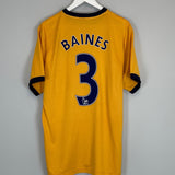 Shop 2011/12 EVERTON BAINES #3 AWAY SHIRT (L) LE COQ SPORTIF, classic football shirts, vintage football shirts & retro soccer jerseys at Cult Kits