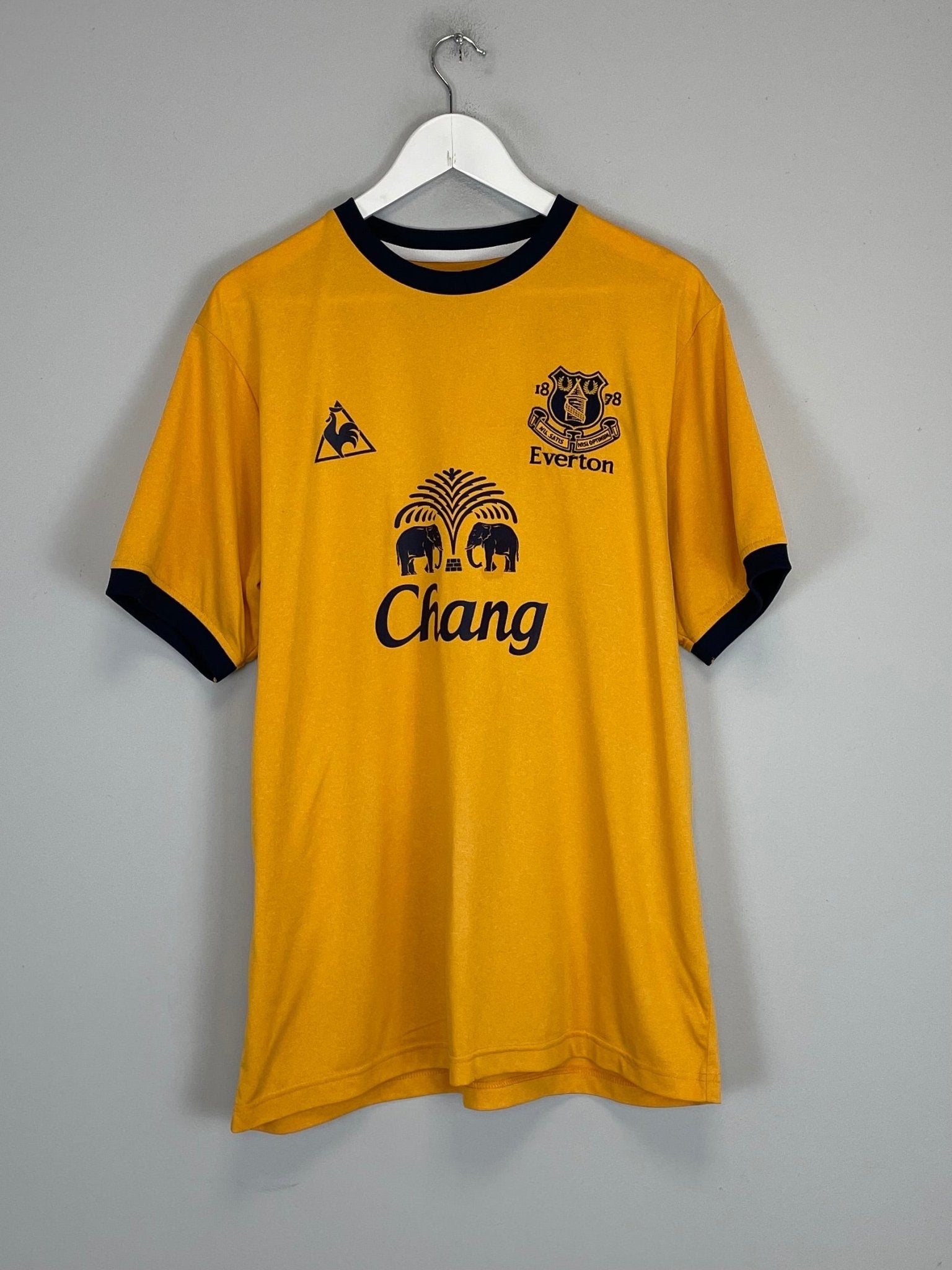 Shop 2011/12 EVERTON BAINES #3 AWAY SHIRT (L) LE COQ SPORTIF, classic football shirts, vintage football shirts & retro soccer jerseys at Cult Kits