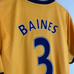 Shop 2011/12 EVERTON BAINES #3 AWAY SHIRT (L) LE COQ SPORTIF, classic football shirts, vintage football shirts & retro soccer jerseys at Cult Kits