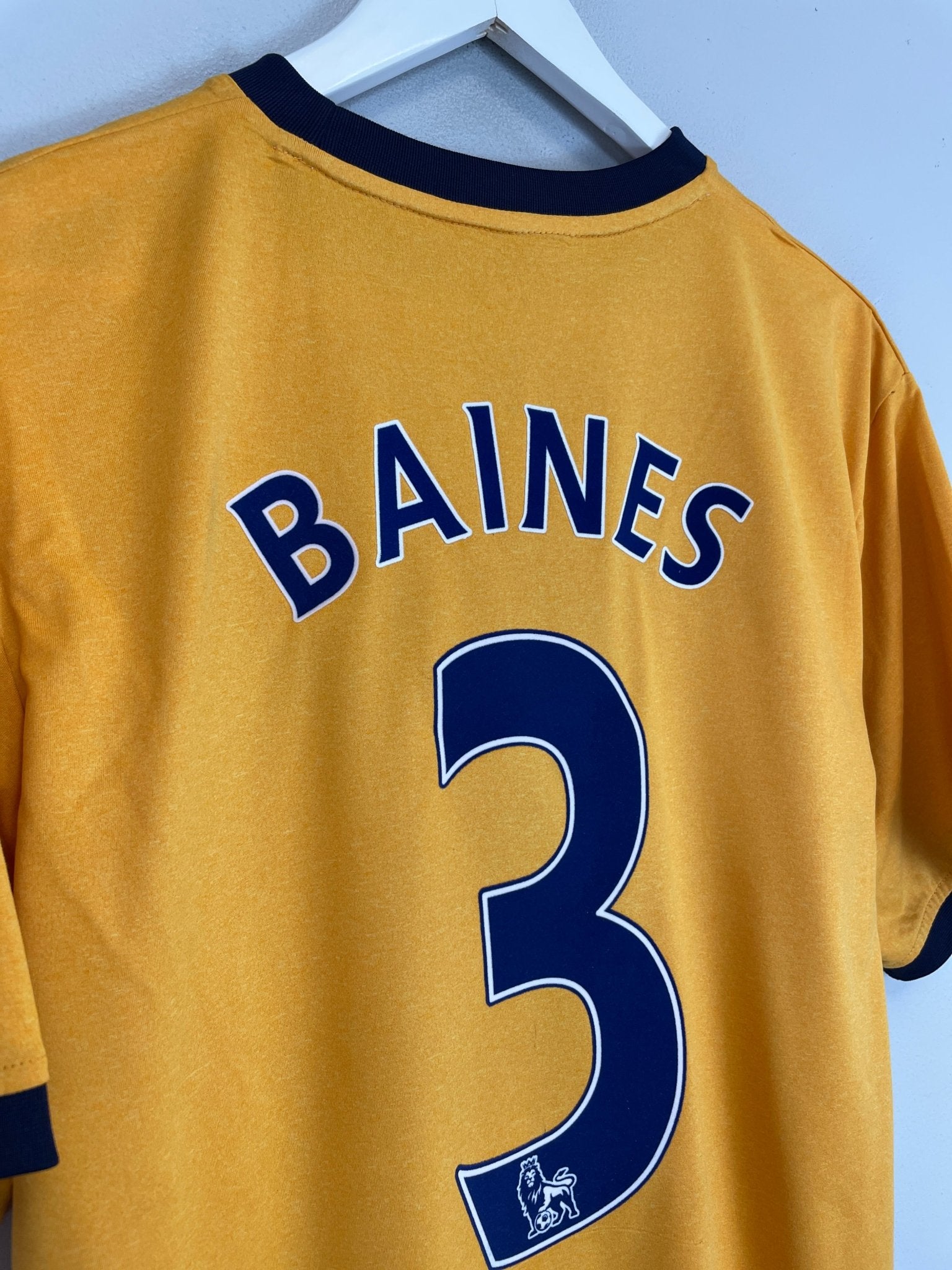 Shop 2011/12 EVERTON BAINES #3 AWAY SHIRT (L) LE COQ SPORTIF, classic football shirts, vintage football shirts & retro soccer jerseys at Cult Kits