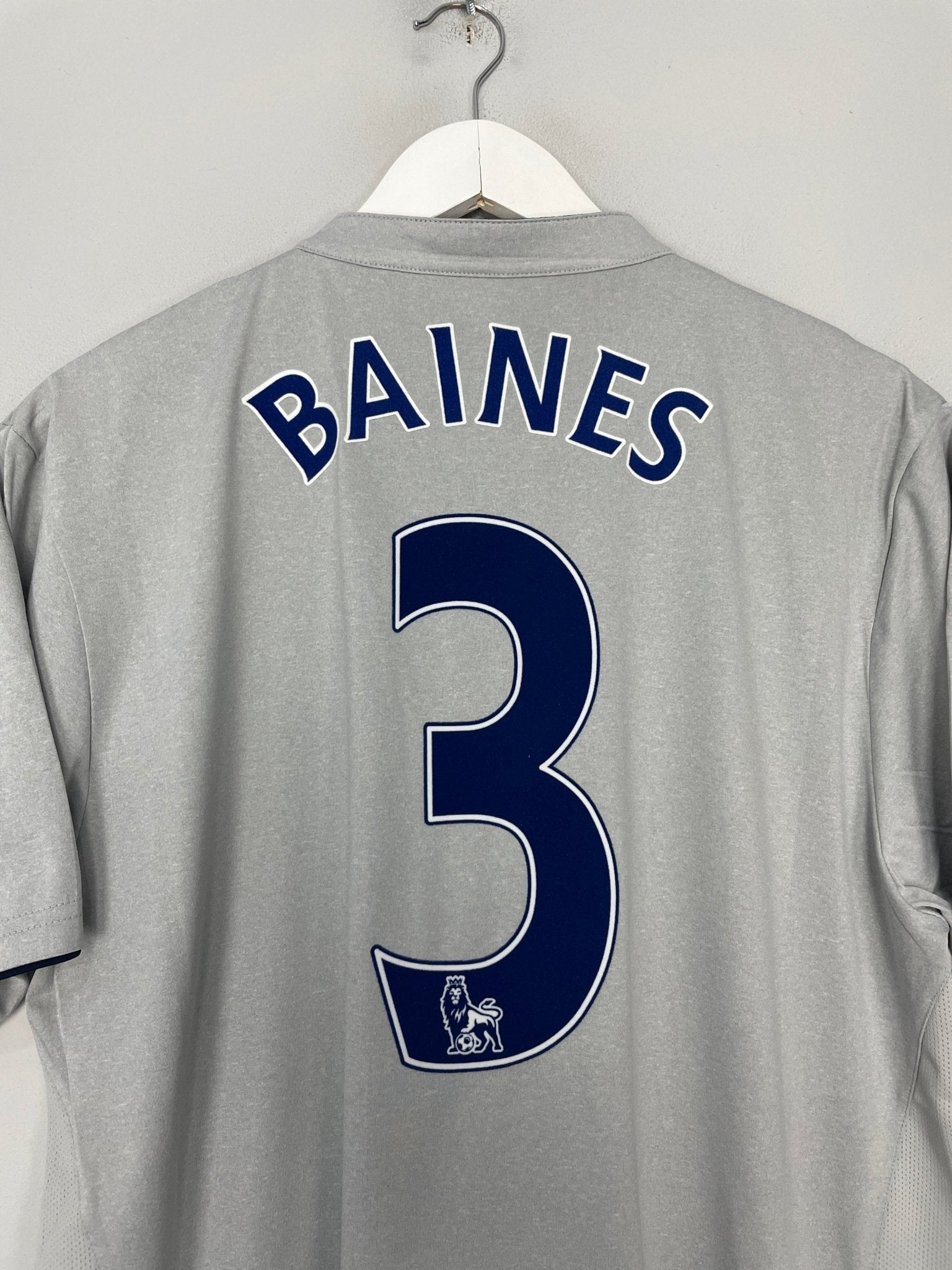 Shop 2011/12 EVERTON BAINES #3 THIRD SHIRT (L) LE COQ, classic football shirts, vintage football shirts & retro soccer jerseys at Cult Kits