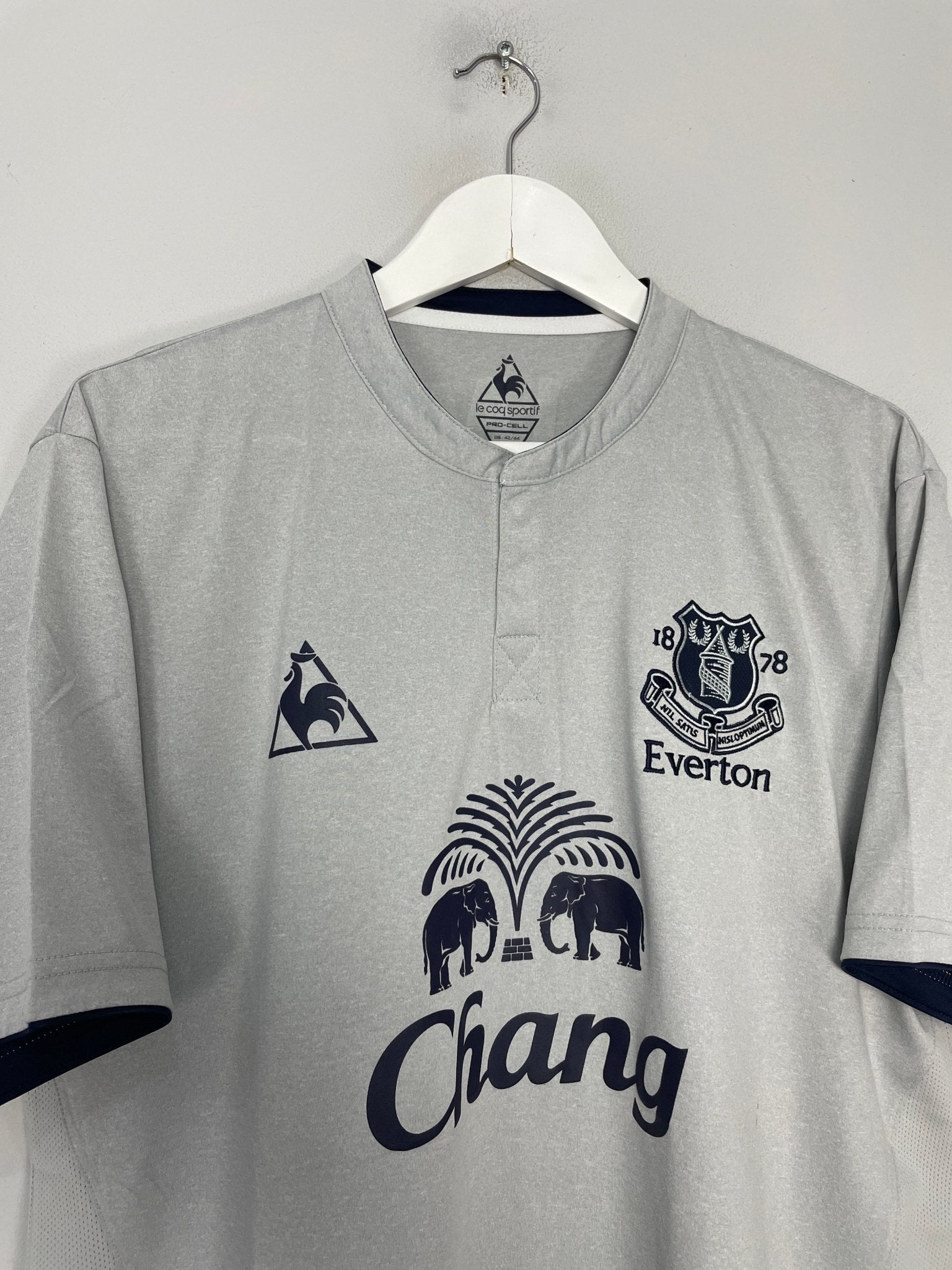 Shop 2011/12 EVERTON BAINES #3 THIRD SHIRT (L) LE COQ, classic football shirts, vintage football shirts & retro soccer jerseys at Cult Kits