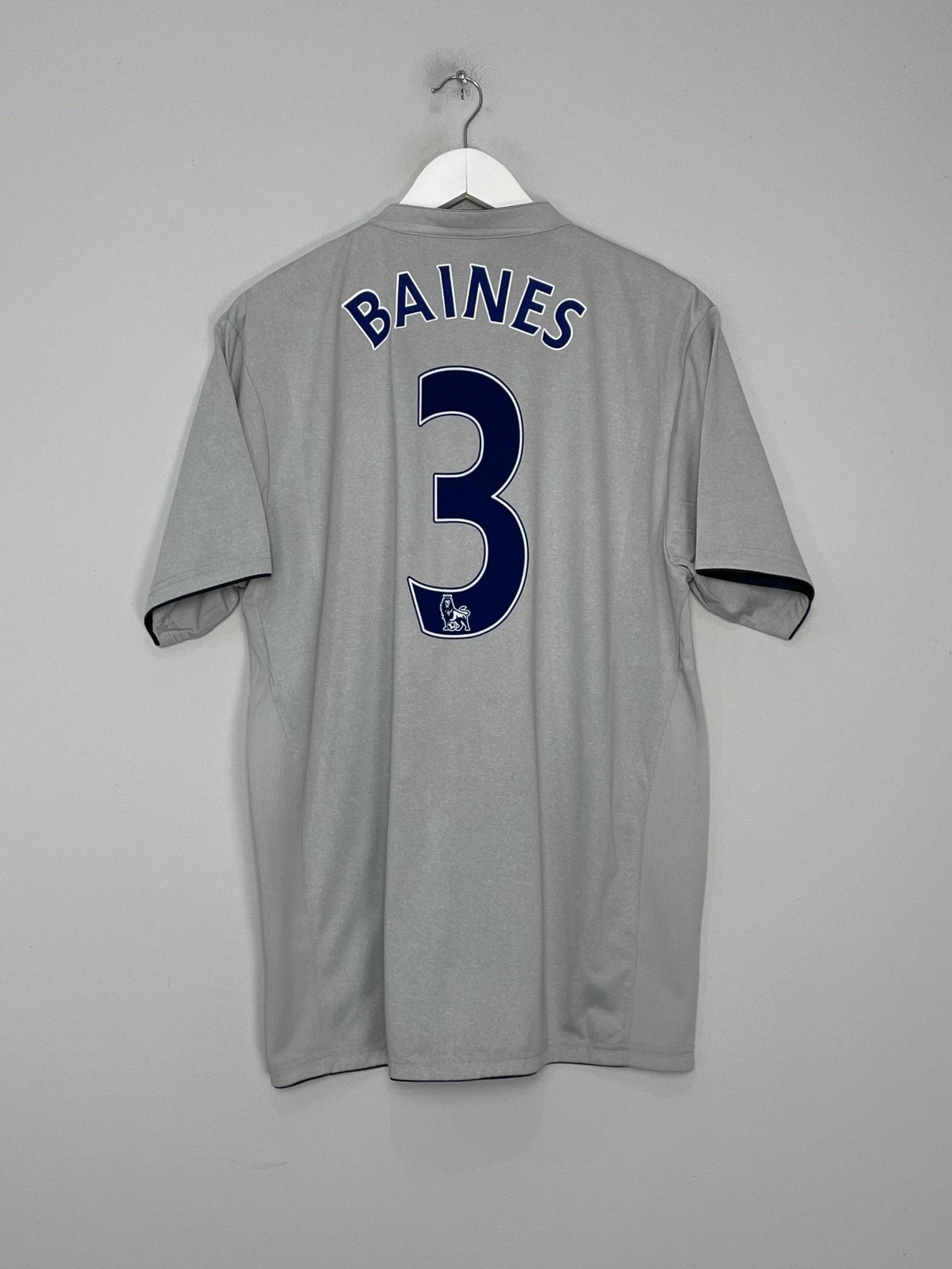 Shop 2011/12 EVERTON BAINES #3 THIRD SHIRT (L) LE COQ, classic football shirts, vintage football shirts & retro soccer jerseys at Cult Kits