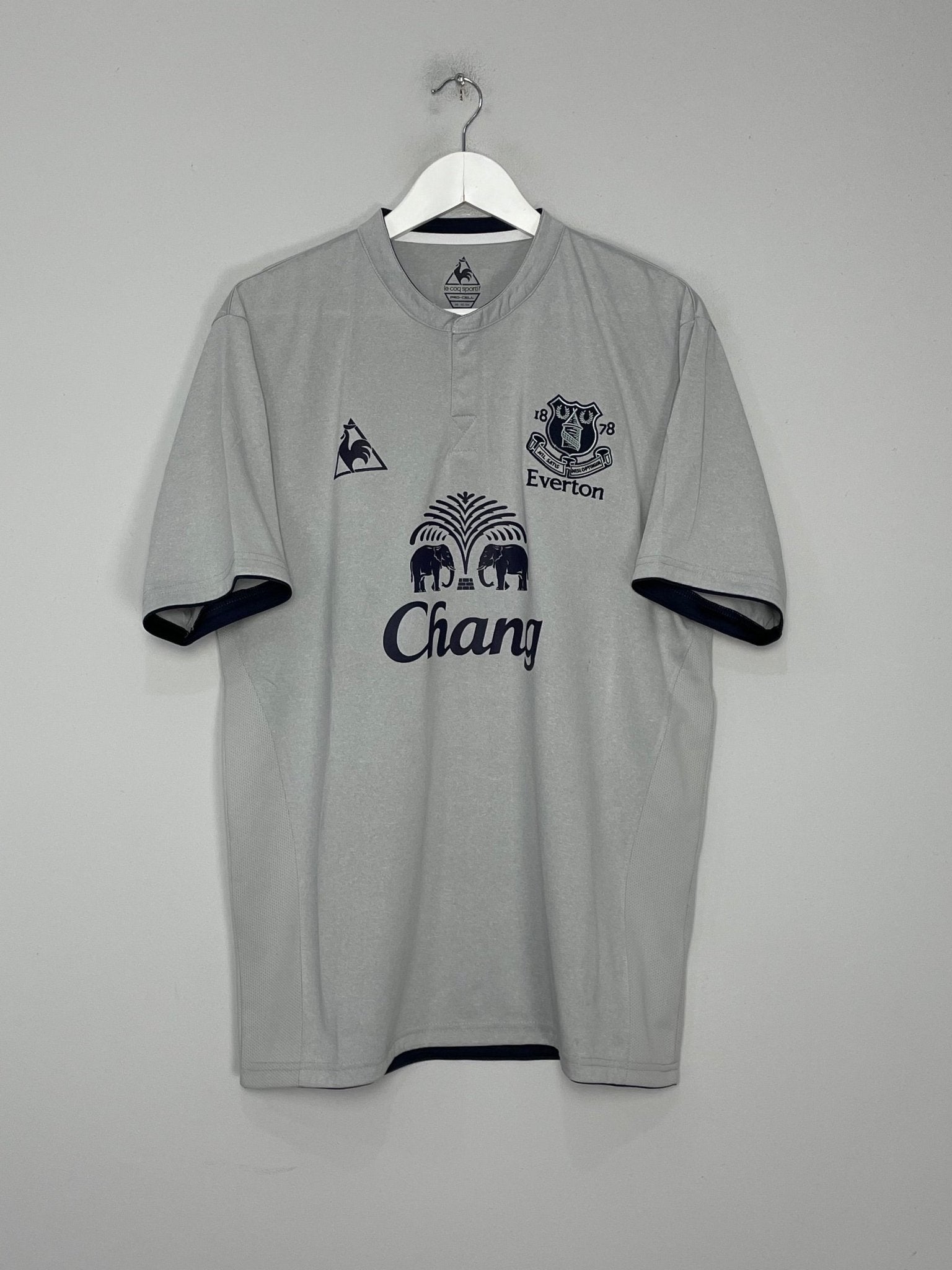 Shop 2011/12 EVERTON BAINES #3 THIRD SHIRT (L) LE COQ, classic football shirts, vintage football shirts & retro soccer jerseys at Cult Kits