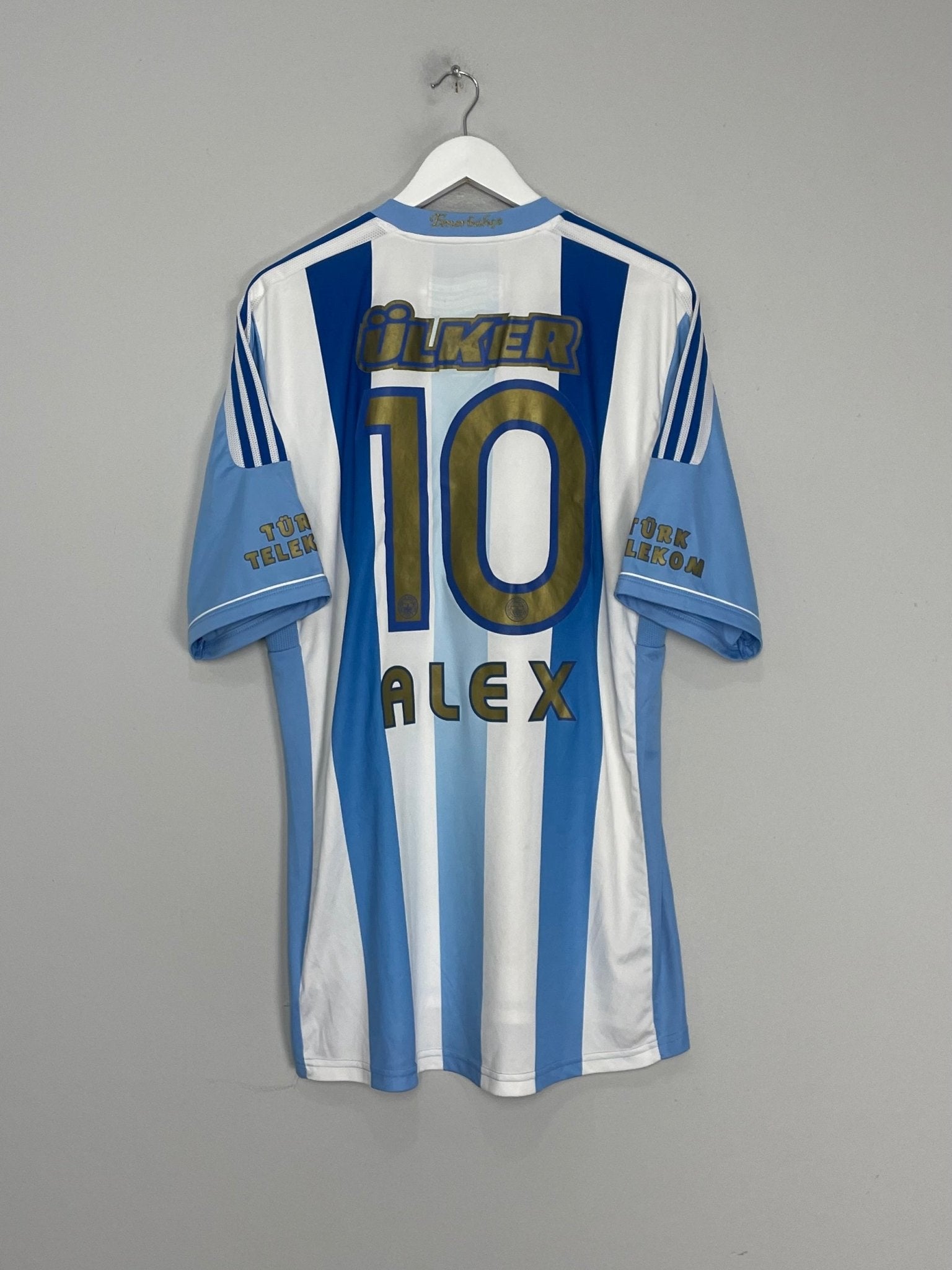 Shop 2011/12 FENERBAHCE ALEX #10 AWAY SHIRT (XXL) ADIDAS, classic football shirts, vintage football shirts & retro soccer jerseys at Cult Kits