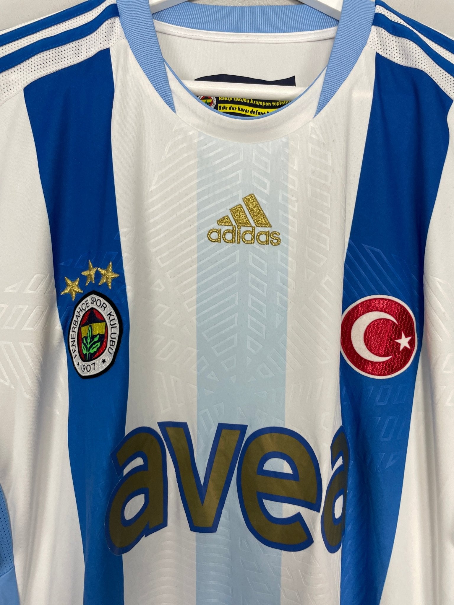 Shop 2011/12 FENERBAHCE ALEX #10 AWAY SHIRT (XXL) ADIDAS, classic football shirts, vintage football shirts & retro soccer jerseys at Cult Kits