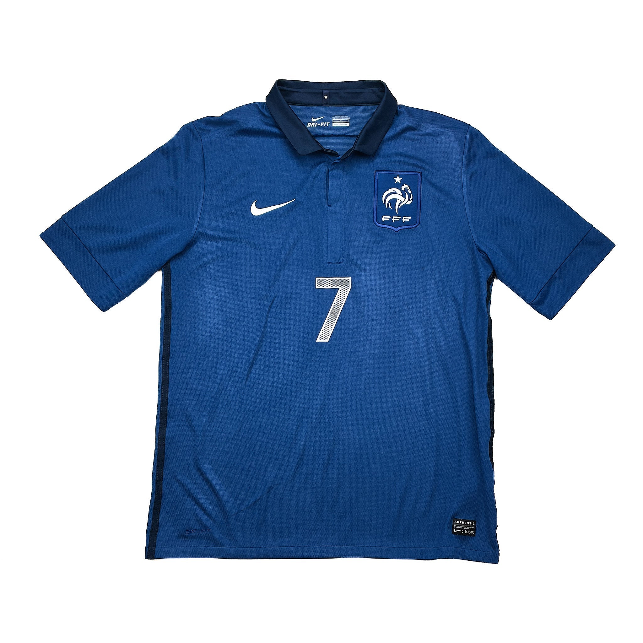 Buy 2011/12 France Ribery 7 Home Shirt (L) Nike ~ Free worldwide shipping ~ Authentic Vintage Football Shirts from Cult Kits