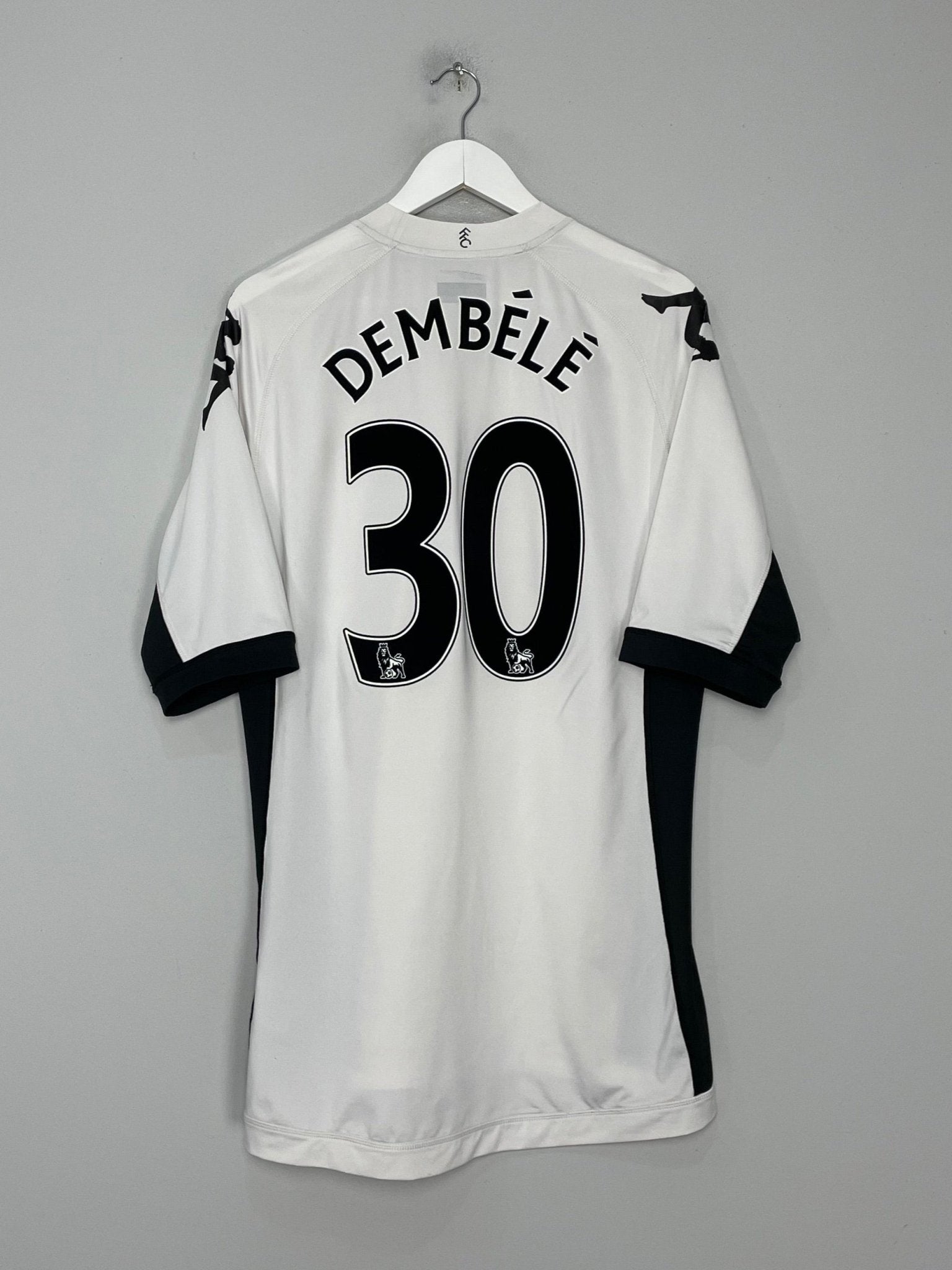 Shop 2011/12 FULHAM DEMBELE #30 HOME SHIRT (XXXL) KAPPA, classic football shirts, vintage football shirts & retro soccer jerseys at Cult Kits