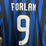Shop 2011/12 INTER MILAN FORLAN #9 *BNWT* HOME SHIRT (M) NIKE, classic football shirts, vintage football shirts & retro soccer jerseys at Cult Kits