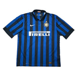Buy 2011/12 Inter Milan J.Zanetti 4 Home Shirt (XL) Nike ~ Free worldwide shipping available ~ Authentic Vintage Football Shirts from Cult Kits