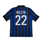 Buy 2011/12 Inter Milan Milito 22 C/L Home Shirt (L) Nike ~ Free worldwide shipping ~ Authentic Vintage Football Shirts from Cult Kits