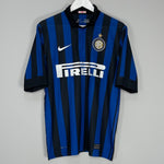 Shop 2011/12 INTER MILAN MILITO #22 HOME SHIRT (M) NIKE, classic football shirts, vintage football shirts & retro soccer jerseys at Cult Kits
