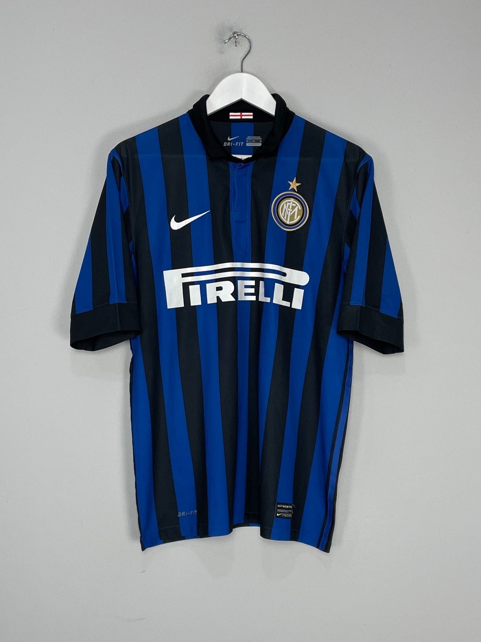 Shop 2011/12 INTER MILAN MILITO #22 HOME SHIRT (M) NIKE, classic football shirts, vintage football shirts & retro soccer jerseys at Cult Kits