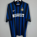 Shop 2011/12 INTER MILAN MILITO #22 HOME SHIRT (XL) NIKE, classic football shirts, vintage football shirts & retro soccer jerseys at Cult Kits