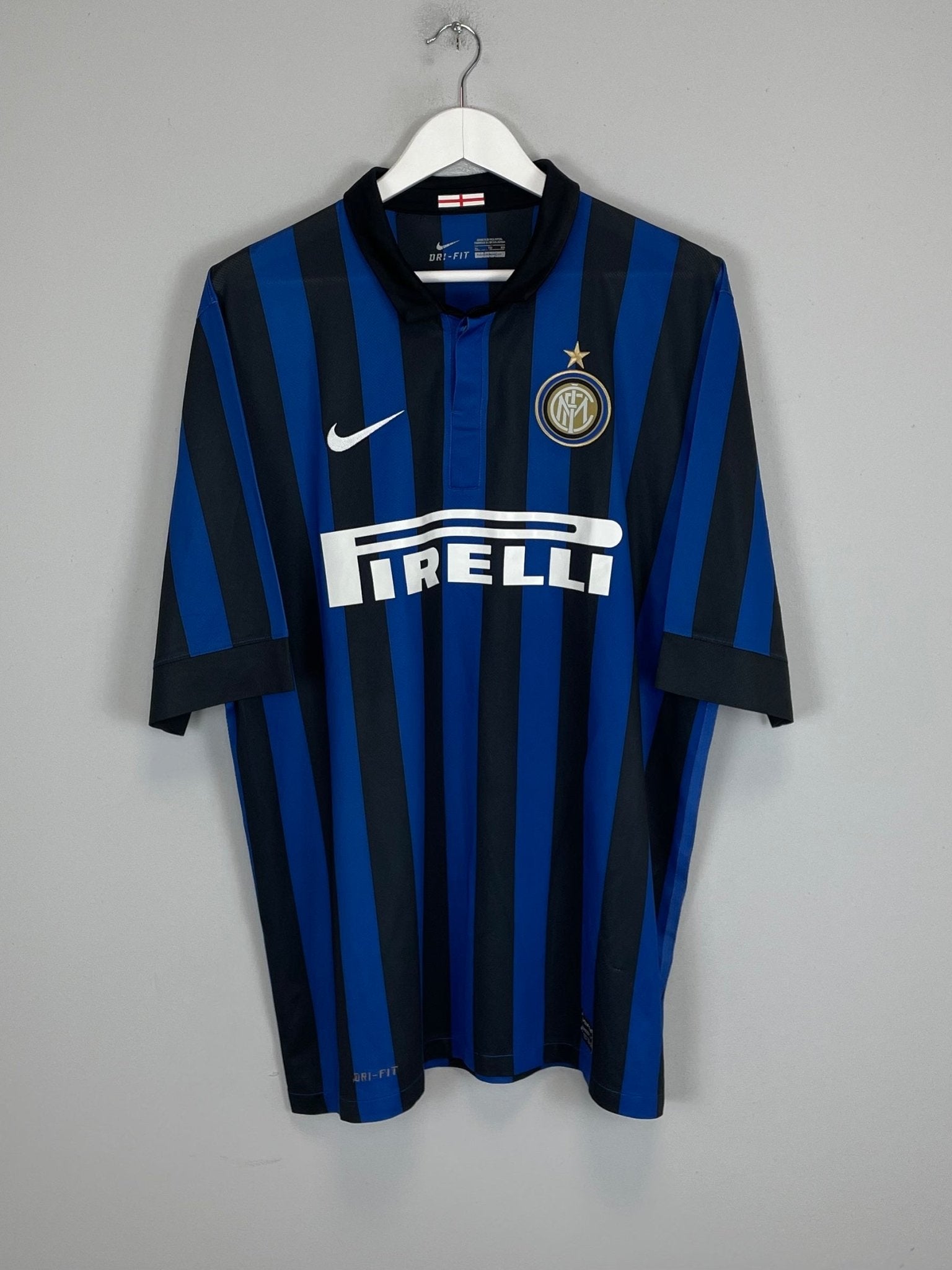 Shop 2011/12 INTER MILAN MILITO #22 HOME SHIRT (XL) NIKE, classic football shirts, vintage football shirts & retro soccer jerseys at Cult Kits