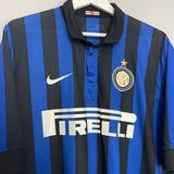 Shop 2011/12 INTER MILAN MILITO #22 HOME SHIRT (XXL) NIKE, classic football shirts, vintage football shirts & retro soccer jerseys at Cult Kits