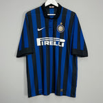 Shop 2011/12 INTER MILAN MILITO #22 HOME SHIRT (XXL) NIKE, classic football shirts, vintage football shirts & retro soccer jerseys at Cult Kits