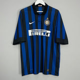 Shop 2011/12 INTER MILAN MILITO #22 HOME SHIRT (XXL) NIKE, classic football shirts, vintage football shirts & retro soccer jerseys at Cult Kits